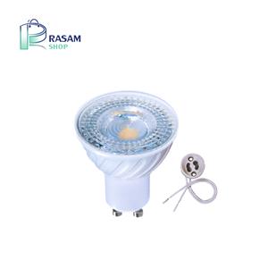 لامپ ال‌ای‌دی هالوژنی 6 وات SMD طرح COB سرپیچ GU10 - سوکت GU10