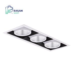 چراغ توکار طرح اوربیتال سه خانه