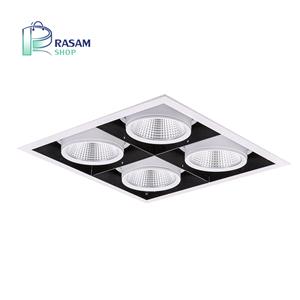 چراغ توکار طرح اوربیتال چهارخانه